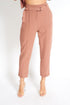 Azure Thanatos Business Babe Capri Suit Pants, stylish tailored pants for professional and casual wear, shown on a model.