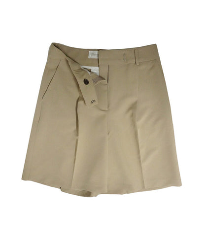 Beige BENECIA 12 Butter Bermuda Shorts by Amethyst Lucy, shown in XL size, casual accessory with a relaxed fit and smooth fabric.