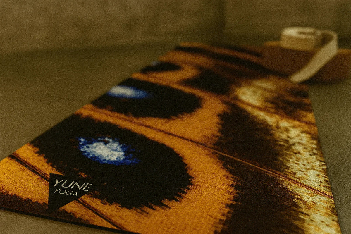 Butterfly Eco Yoga Mat – Artist Design, 6mm Cushion + Grip | Yune Yoga