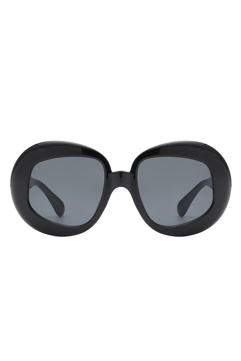 Maven - Oversized Geometric Oval Round Fashion Women&