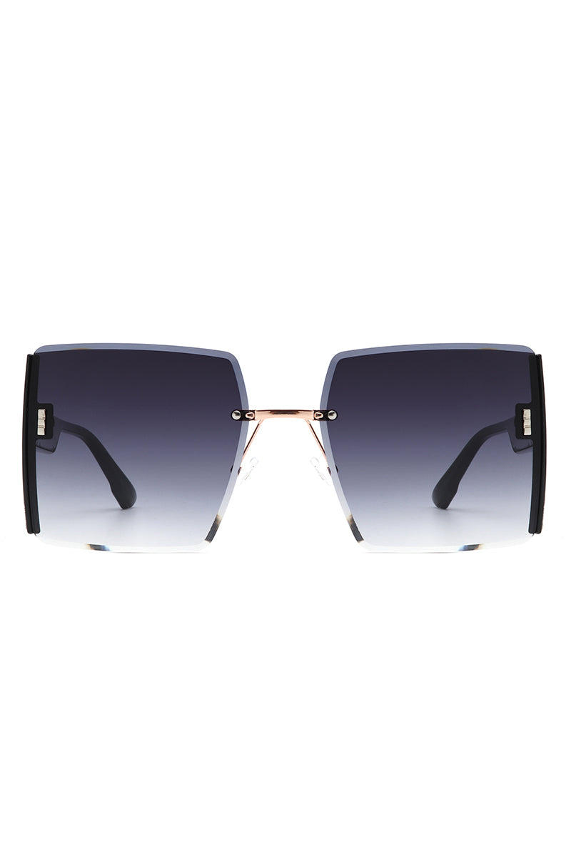 Lyris - Square Rimless Oversize Chic Women&