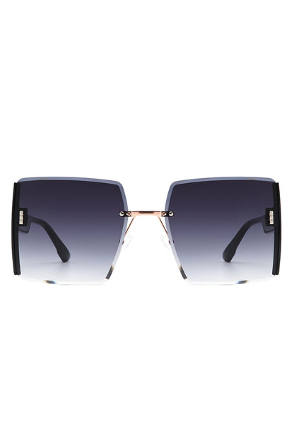 Lyris - Square Rimless Oversize Chic Women&