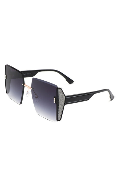 Lyris - Square Rimless Oversize Chic Women&