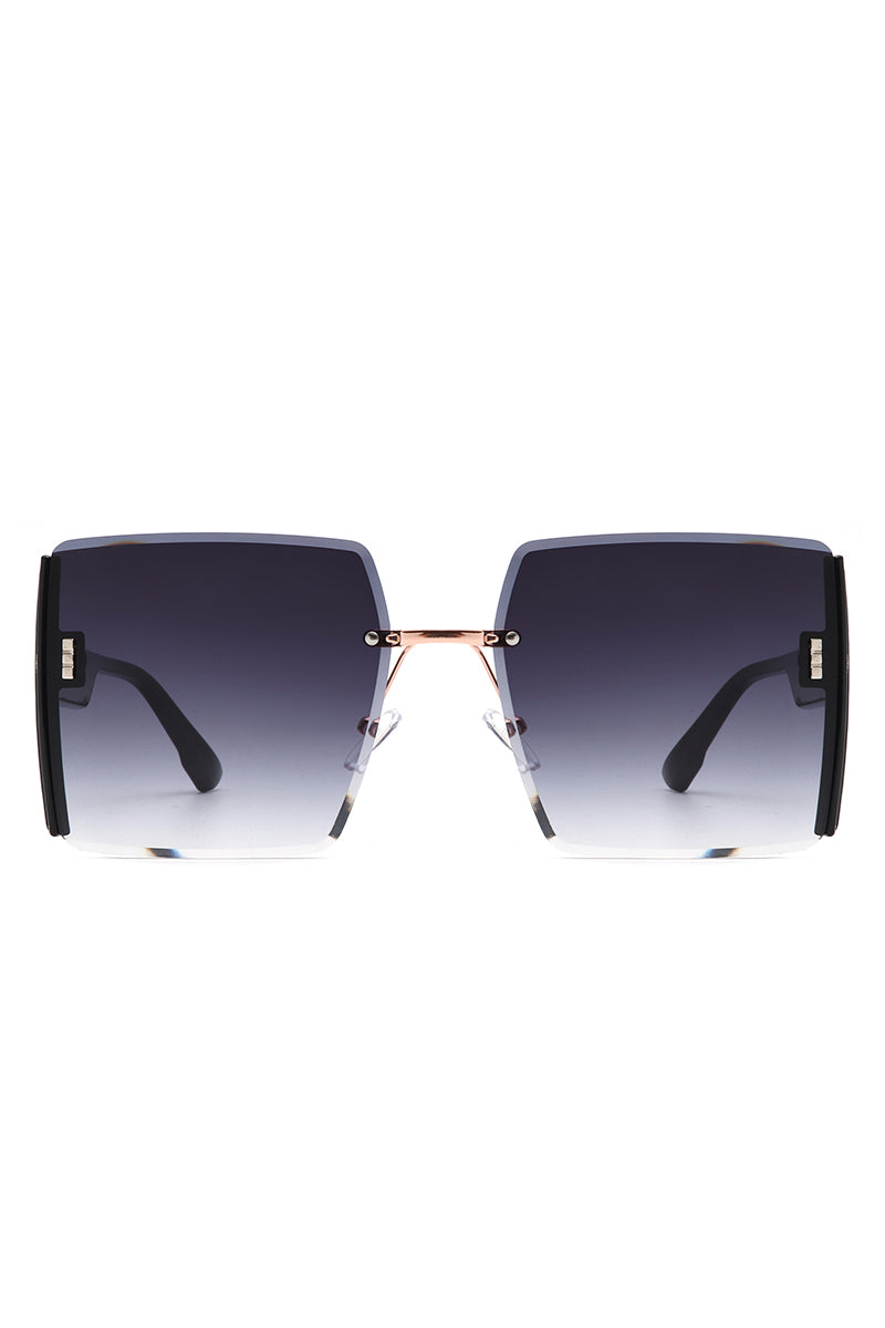 Lyris - Square Rimless Oversize Chic Women&