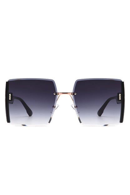 Lyris - Square Rimless Oversize Chic Women&