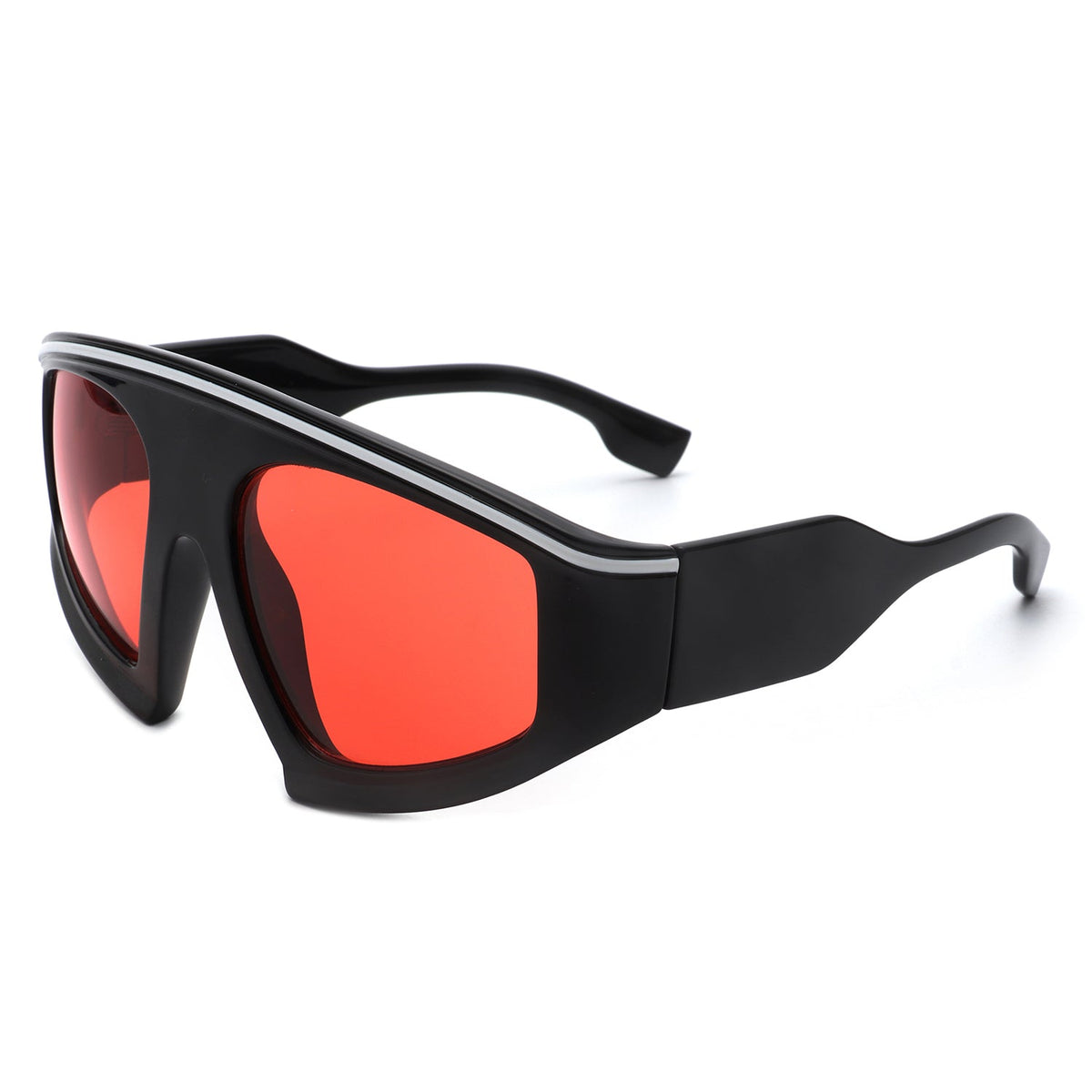 Bramble - Oversize Futuristic Square Women Fashion Sunglasses