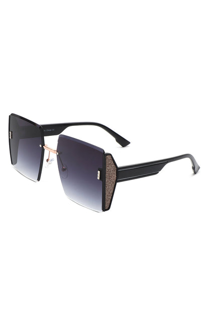 Lyris - Square Rimless Oversize Chic Women&