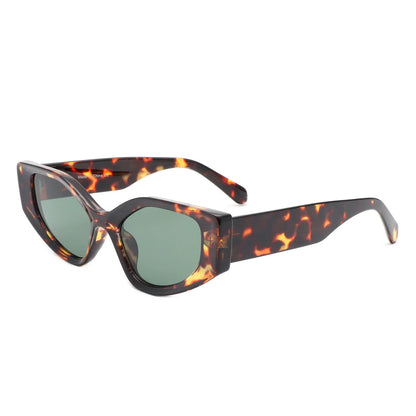 Sparkle - Geometric Rectangle Retro Cat Eye Women&