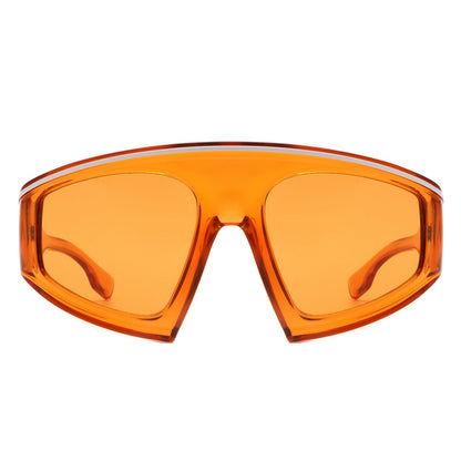 Bramble - Oversize Futuristic Square Women Fashion Sunglasses