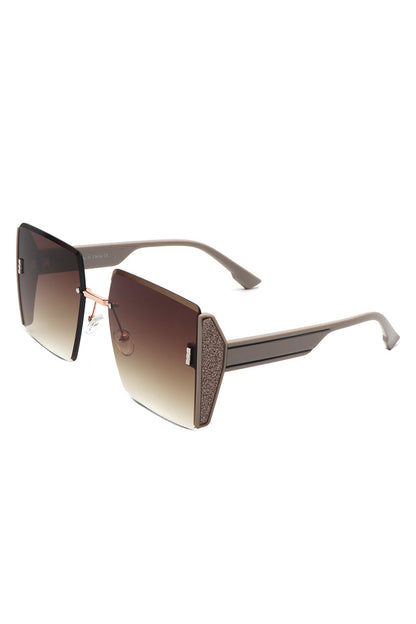 Lyris - Square Rimless Oversize Chic Women&