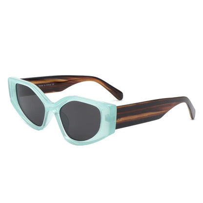 Sparkle - Geometric Rectangle Retro Cat Eye Women&