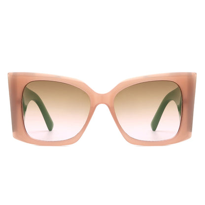 Skydusts - Oversize Square Chunky Fashion Large Women Sunglasses