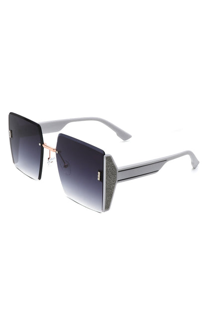 Lyris - Square Rimless Oversize Chic Women&