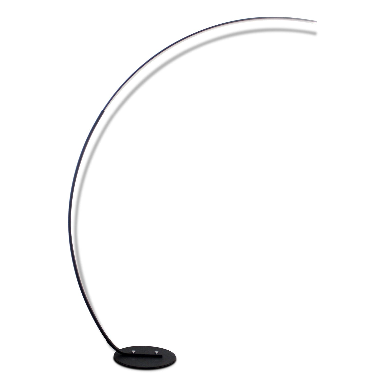 Modern RGBW curve floor lamp by Sangria Apricot, featuring sleek design and adjustable lighting for stylish home decor.