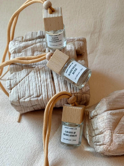 Luxury 8ml Apricot Castor car diffuser with fruity scents, designed as a stylish home decor accessory for vehicles.