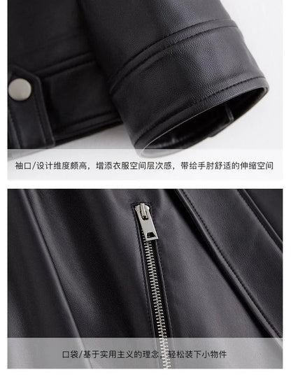 Celeste Womens All-Year Leather Fashion Jacket