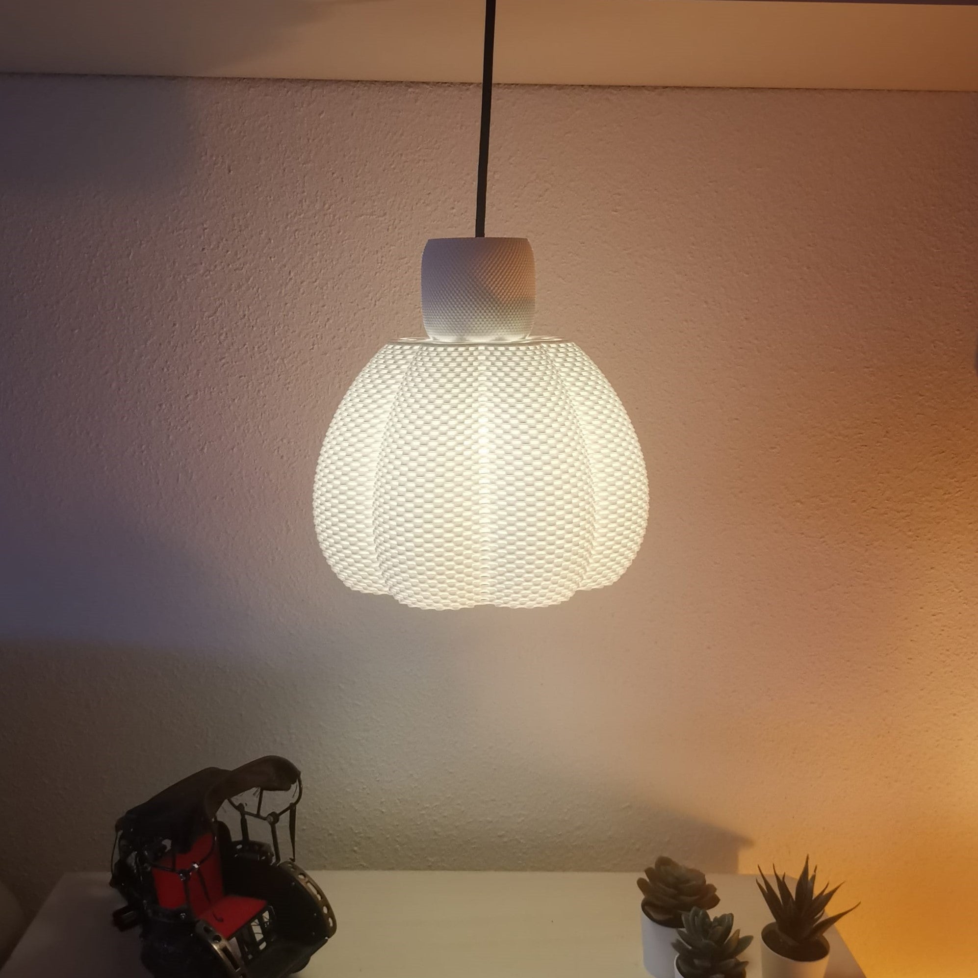 Azure Pontus Celeste Light Pendant Lamp hanging with a sleek design and soft illumination, ideal for modern lighting decor