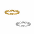Cerise Poppy Circle of Love ring featuring a heart-shaped design, crafted in elegant jewelry style.