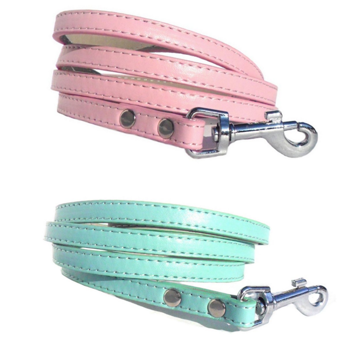 Blue small classic dog lead from Salmon Oscar, made for pets, featuring a durable design and comfortable grip.