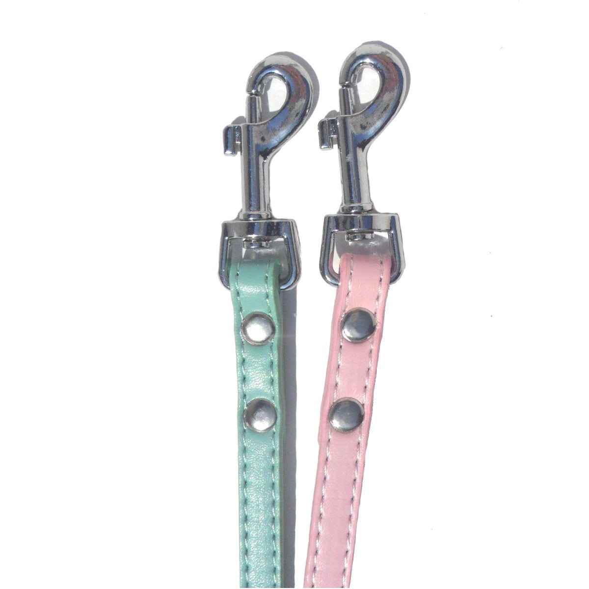 Blue small classic dog lead from Salmon Oscar featuring a sturdy clasp, ideal for small pets and everyday walks.