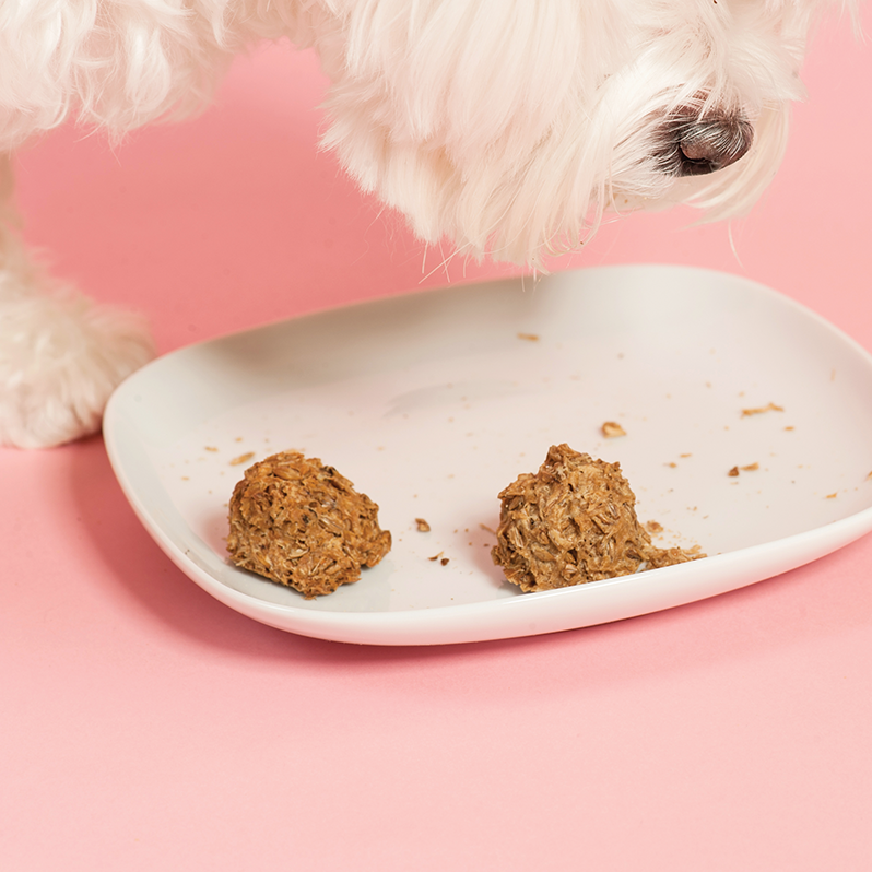 Kimberlite Beer Paws peanut butter flavor craft beer biscuits for pets, shown in a coconut porter beer-themed package.