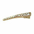 Rose gold crystal hair clip by Cyan Ismene, stylish hair accessory with sparkling crystals and elegant design.