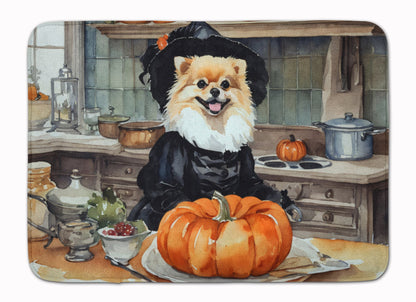 Pomeranian Fall Kitchen Pumpkins Memory Foam Kitchen Mat