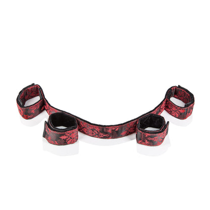 Viridian Leto Scandal Bondage Bar accessory with metal construction and adjustable straps for BDSM restraint play.