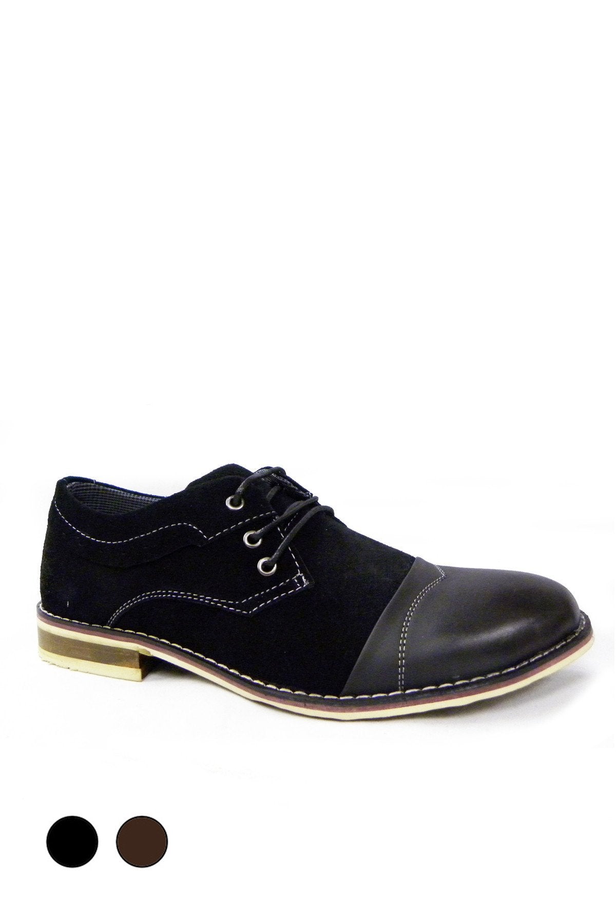 Black Dotty footwear by Azure Ophion, stylish slip-on shoes with a dotted pattern, showcasing a sleek and modern design.