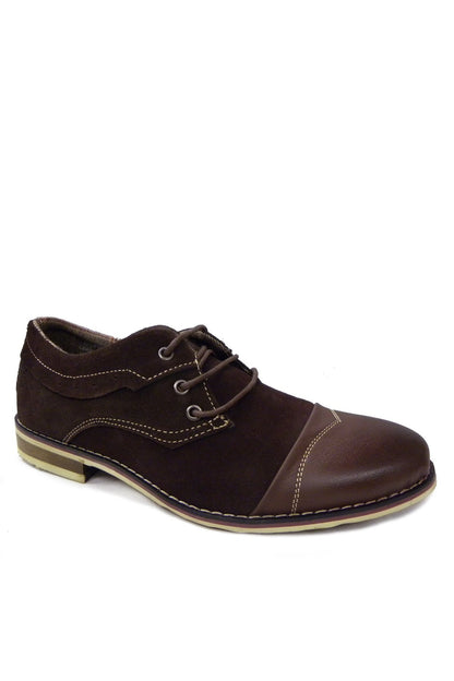 Azure Ophion DOTTY brown footwear with stylish design and comfortable fit, shown from the front view.