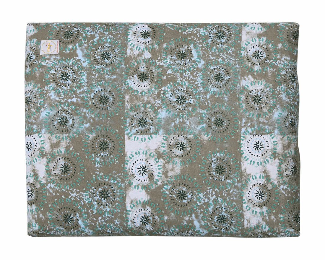 Azure Jason Zabuton Yoga Meditation cushion with soft fabric cover and thick padding for comfortable seated practice.