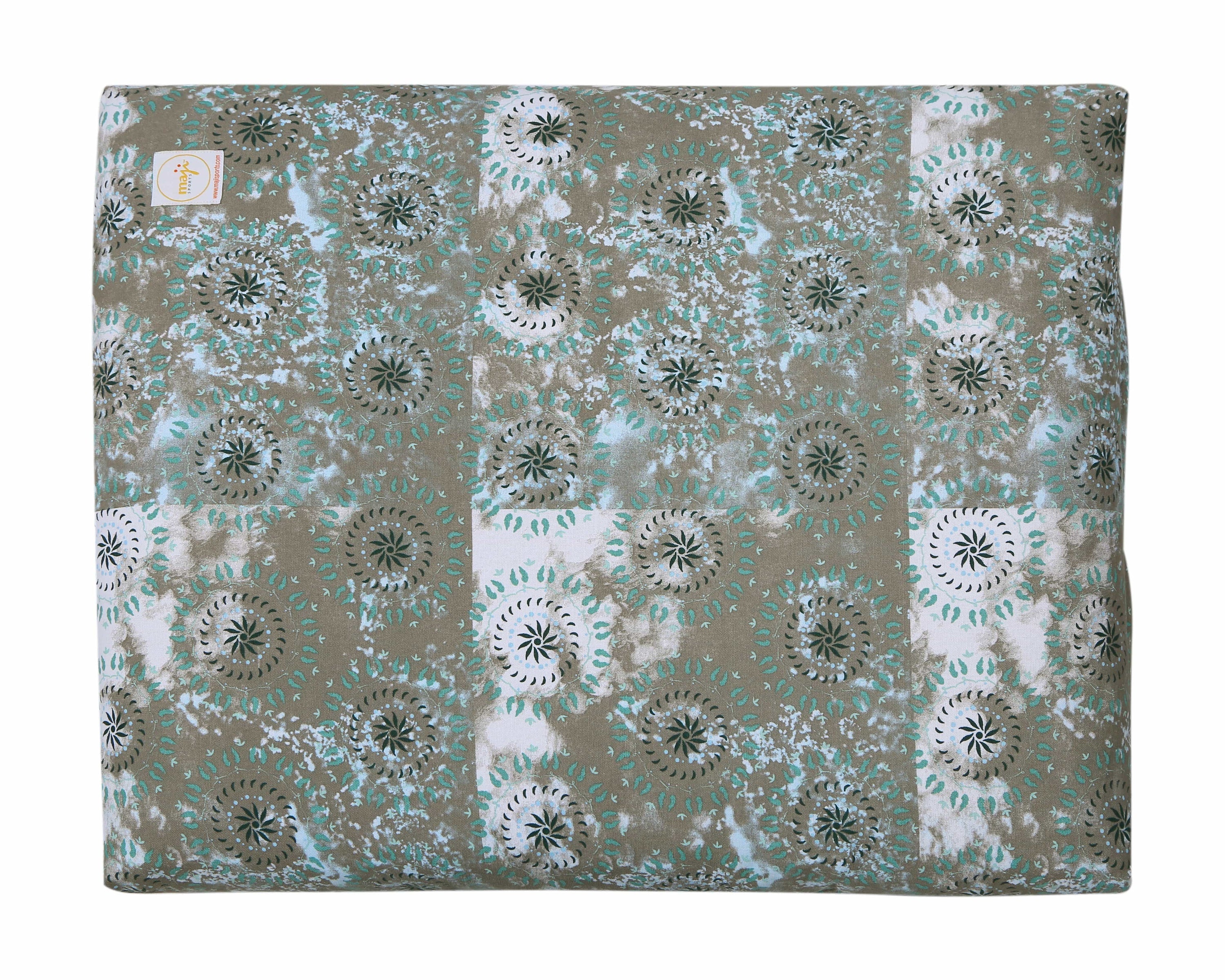 Azure Jason Zabuton Yoga Meditation cushion with soft fabric cover and thick padding for comfortable seated practice.