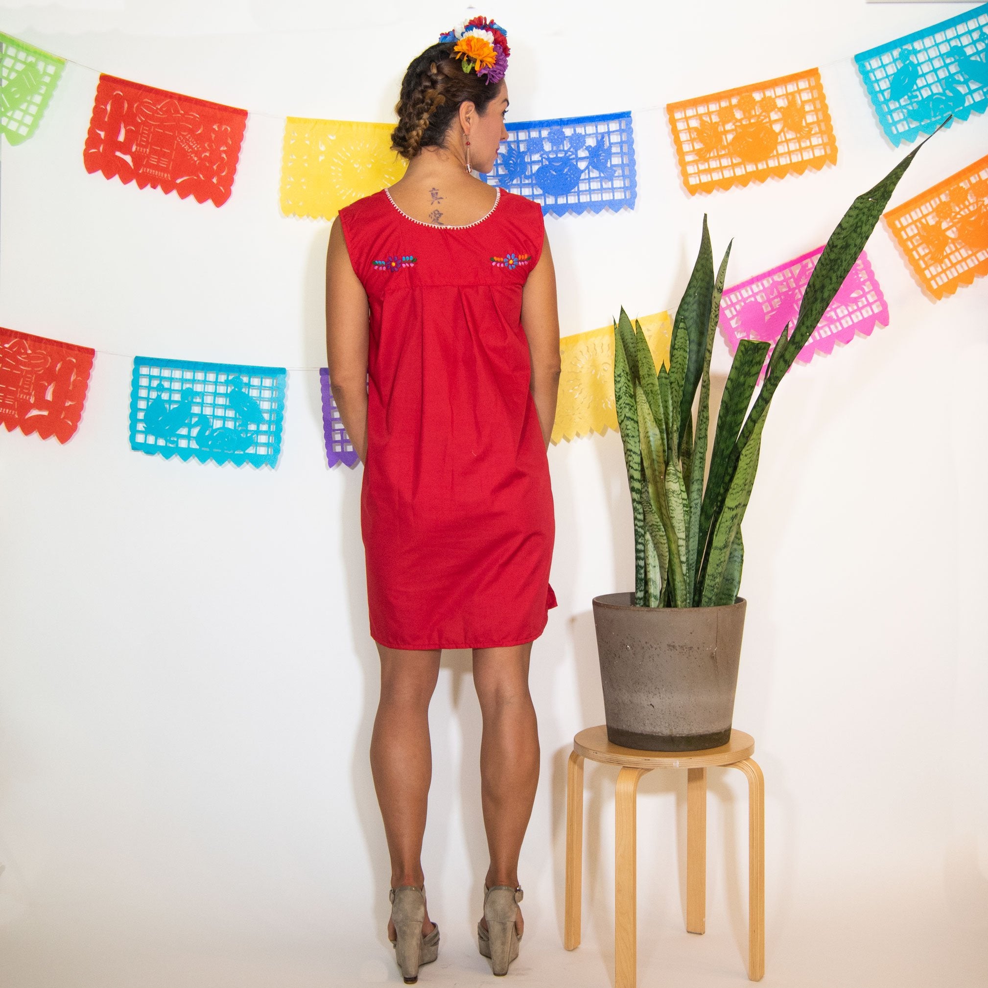 Red vintage women&