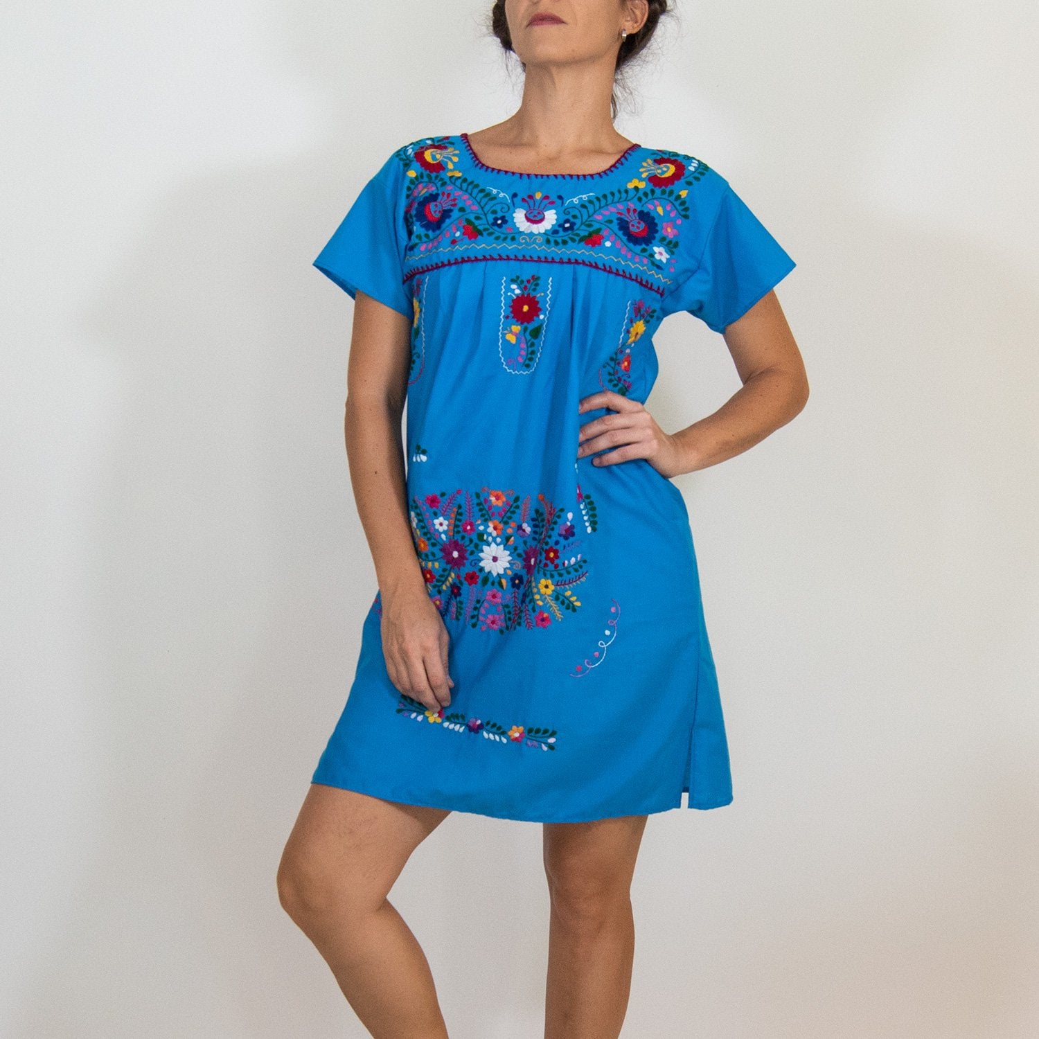Blue vintage women&