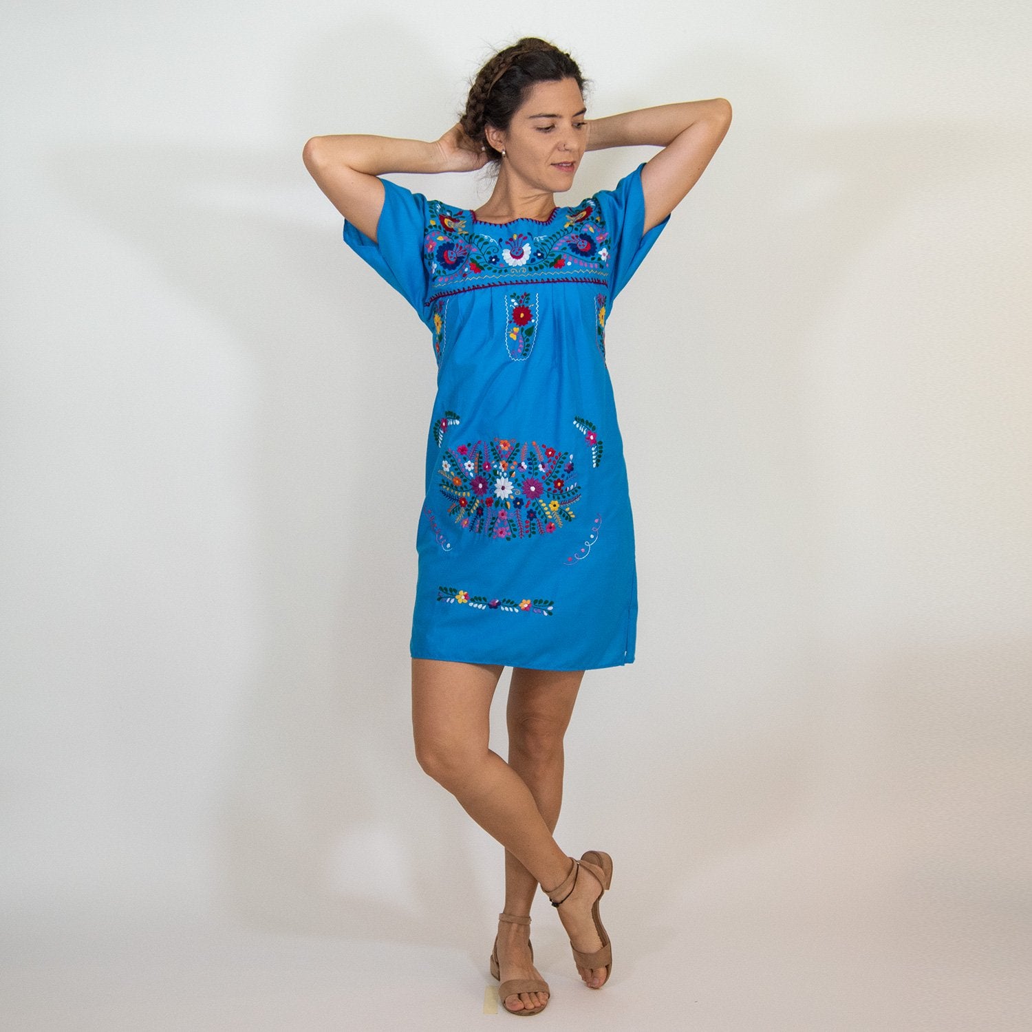 Blue vintage women&