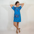 Blue vintage women&