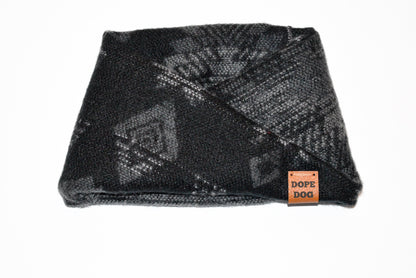 Scarlet Gaia Acadia Dog Scarf featuring stylish, cozy pet accessory with vibrant patterns for small and medium dogs.