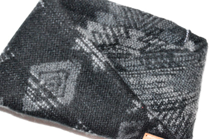 Scarlet Gaia Acadia Dog Scarf on a small dog, featuring stylish, cozy pet accessories for dogs.