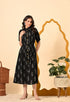 Black Diamond elasticated midi dress by Periwinkle Tiger, women&