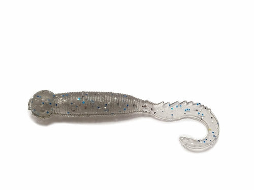 Aquamarine Misty Drago Boost 2-inch fishing lure showing vibrant colors and detailed design for freshwater fishing.