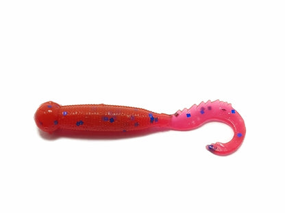 Aquamarine Misty Drago Boost 2-inch fishing lure showing vibrant colors and detailed design for freshwater fishing.