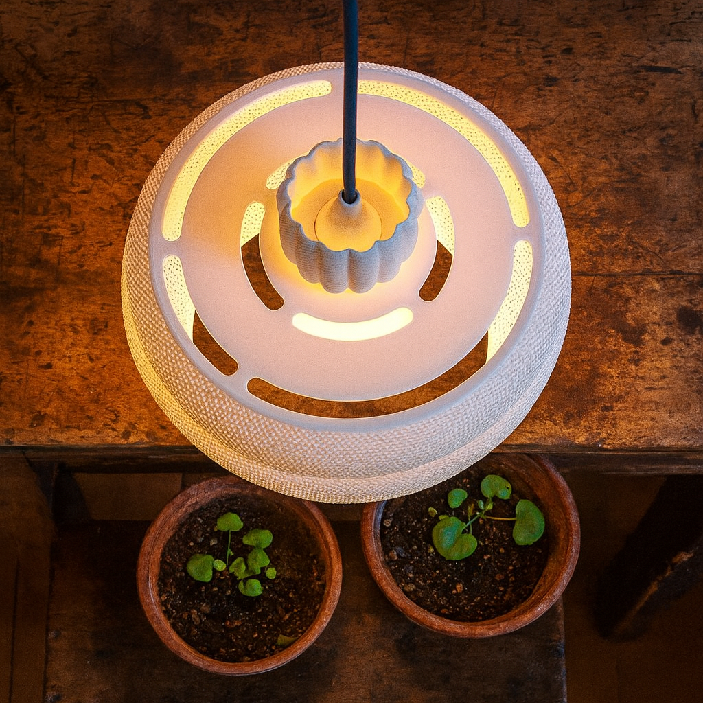 Azure Pontus Dynasty Glow pendant lamp featuring a modern, glowing lighting fixture with a sleek design and elegant finish.