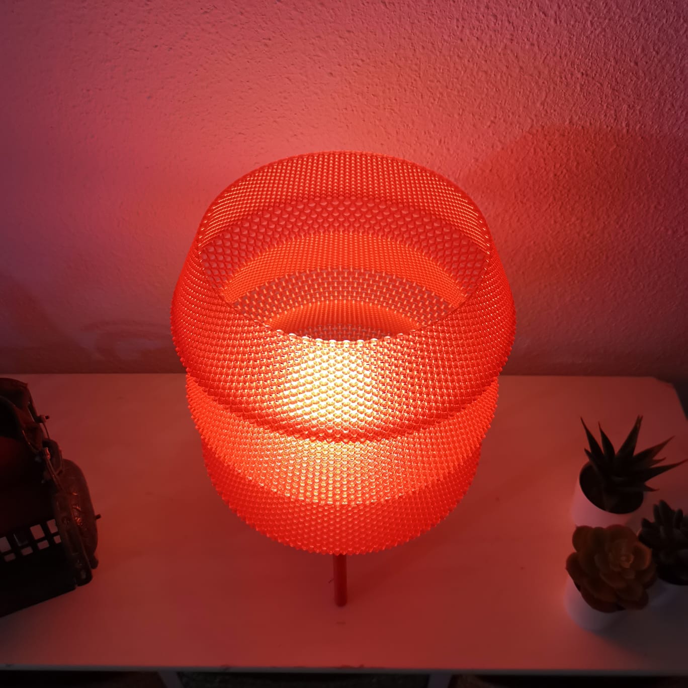 Azure Pontus Dynasty Light portable table lamp with a sleek modern design and soft glowing light, perfect for ambient lighting.