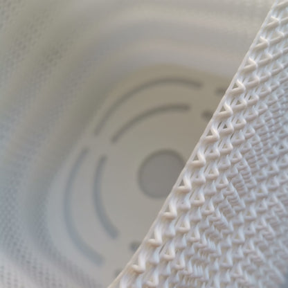 Azure Pontus Dynasty Ripple Pendant Lamp hanging with a textured ripple design, ideal for modern lighting decor.