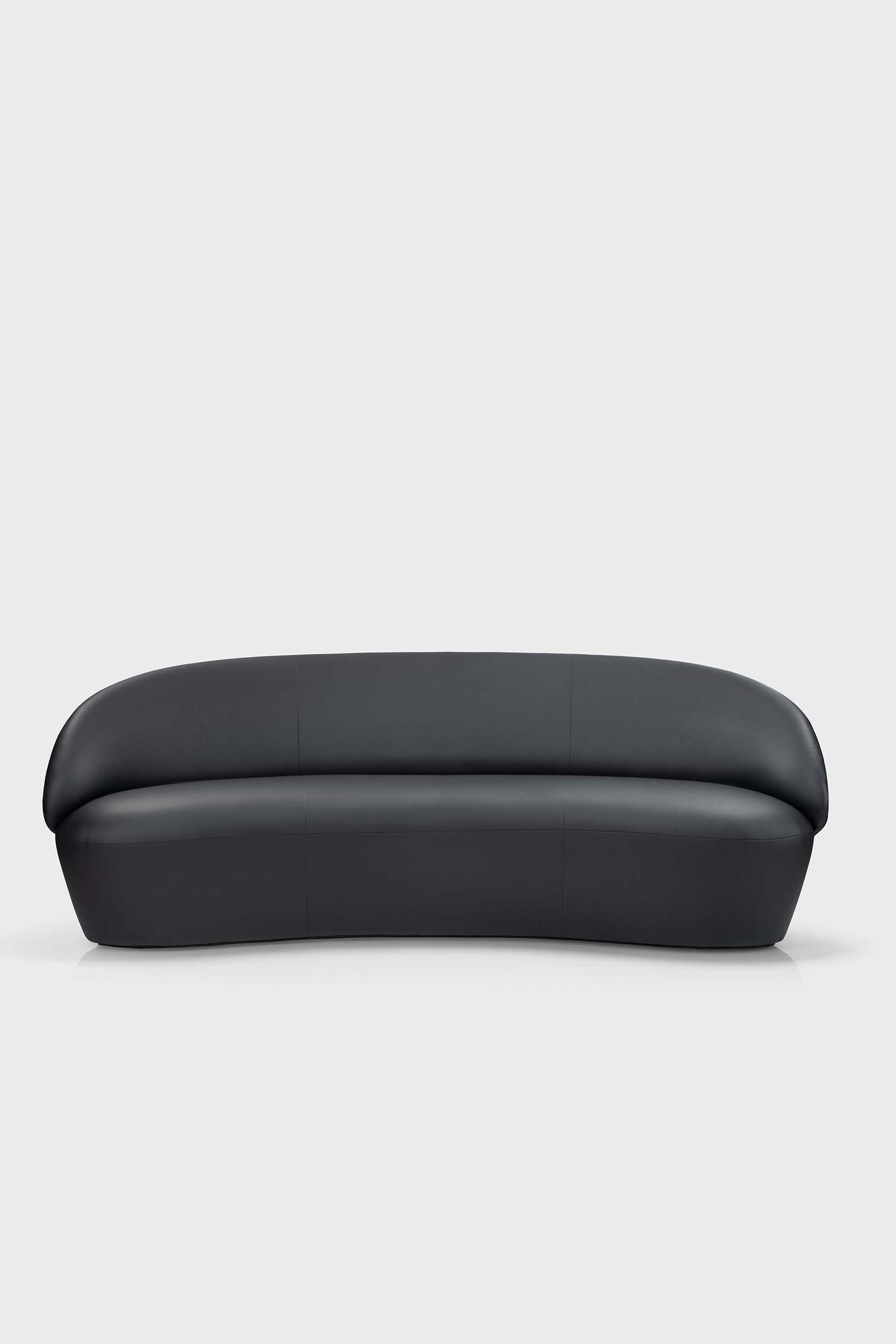 Black Naïve Sofa by Aquamarine Poppy, modern furniture with clean lines and plush cushions for stylish living rooms.