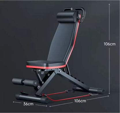 Adjustable Roman chair from Puce Orpheus, a home gym extension bench with padded support for core and back workouts.