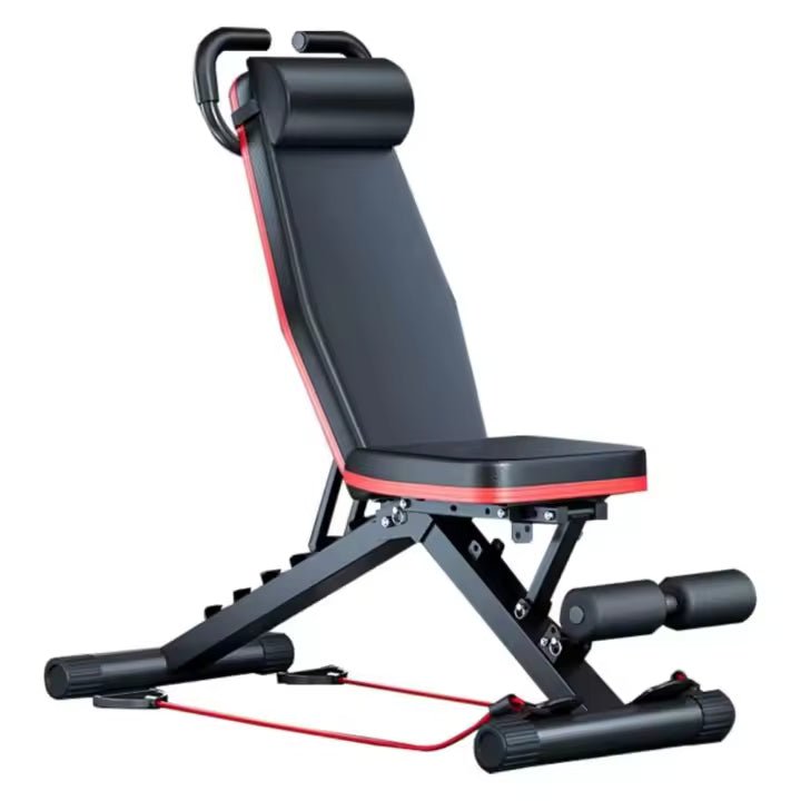 Puce Orpheus adjustable Roman chair for home gym, extension bench for core and back exercises, sturdy workout equipment