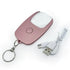 Byzantium Eleusis Pocket Zoom™ Recharge mini magnifier with LED light showing a compact magnifier with illuminated lens and ergonomic handle.