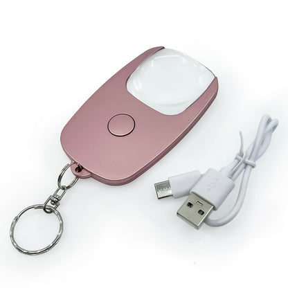 Byzantium Eleusis Pocket Zoom™ Recharge mini magnifier with LED light, compact handheld lighting device for detailed viewing.