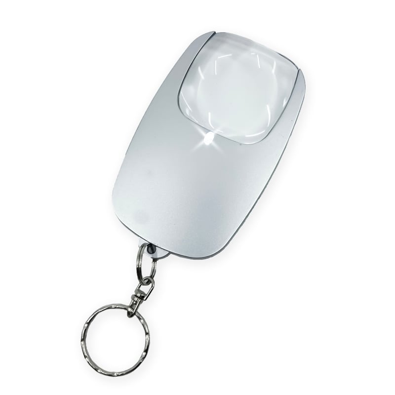 Byzantium Eleusis Pocket Zoom™ Recharge mini magnifier with LED light, compact handheld lighting device for detailed viewing.